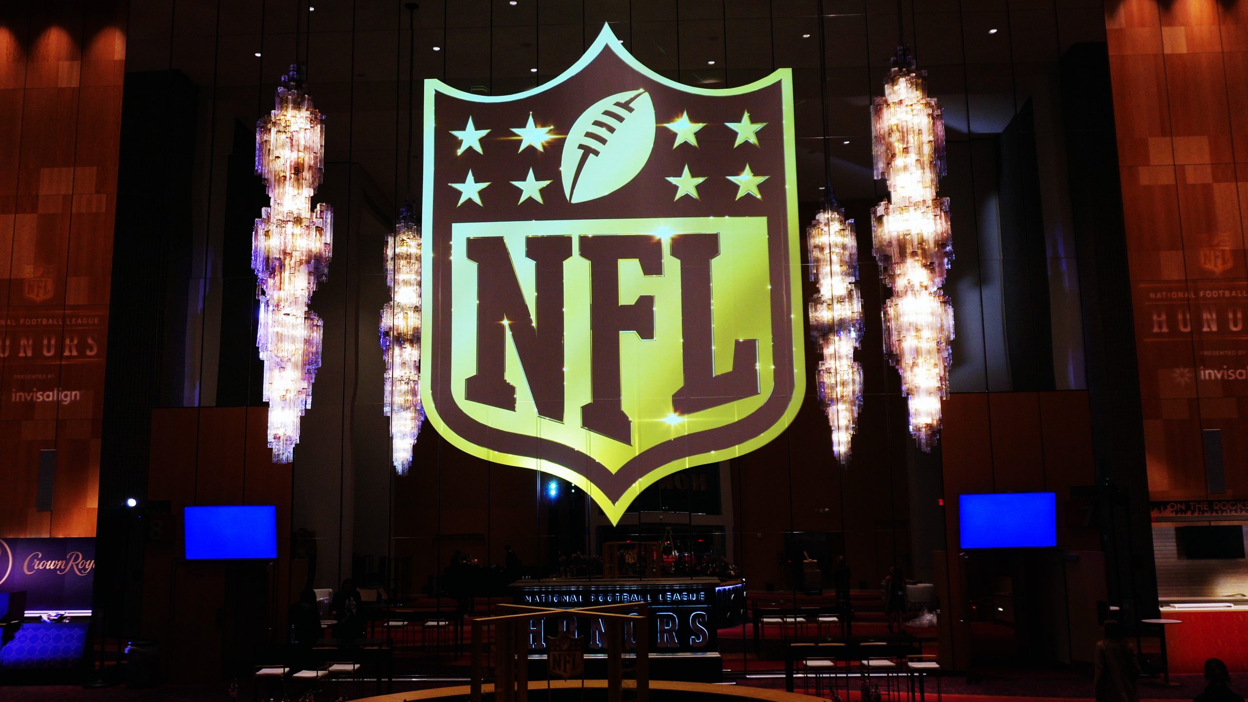 Super Bowl LVII Phoenix Projection Mapping 4 NFL Honors