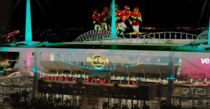 OMNISPACE360 NFL Projection Mapped Hologram Miami Super Bowl 2019 006