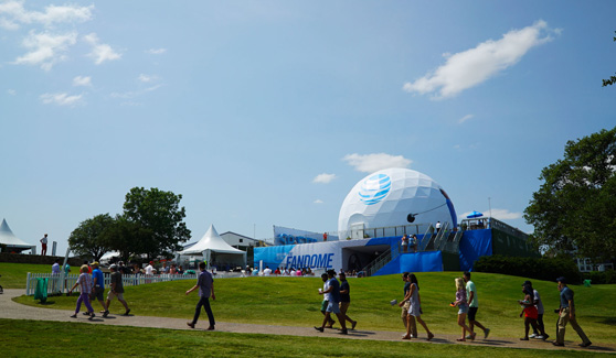 PGA Tour 2018 AT&T Fan Dome
