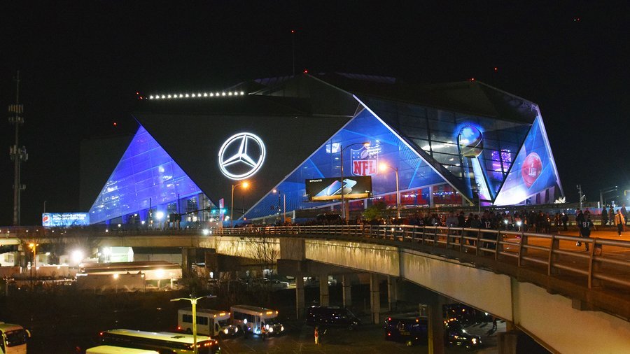 NFL Super Bowl LIII Atlanta Projection Mapping NFL Super Bowl LIII Atlanta Projection Mapping