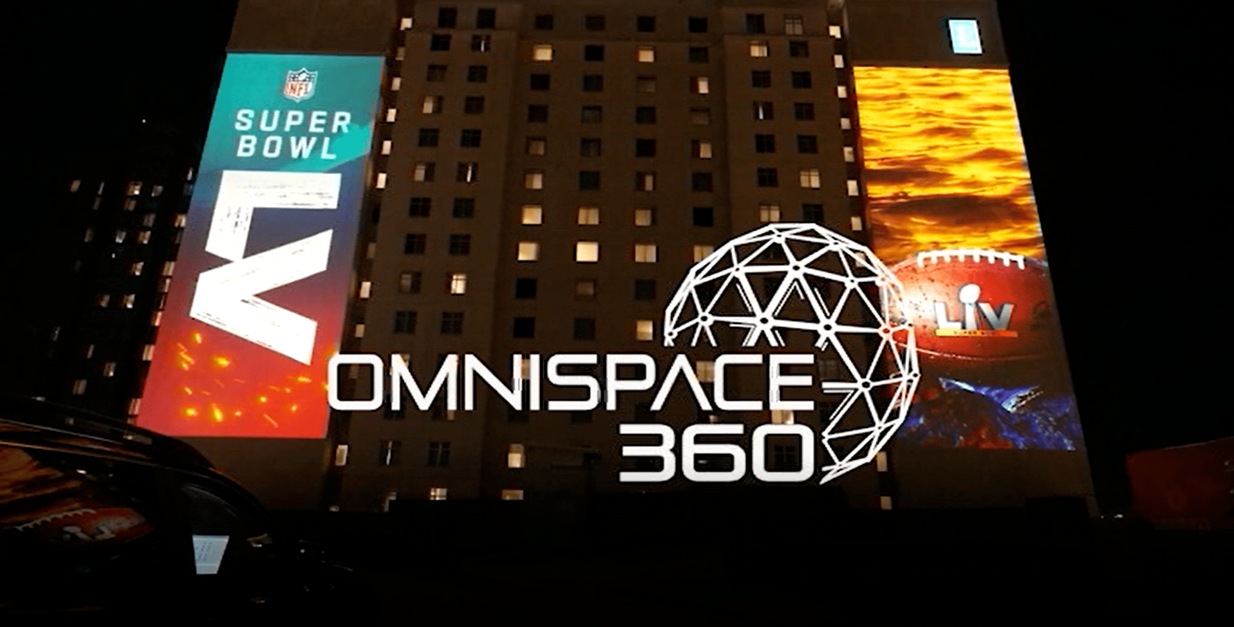 Super Bowl LV Tampa Projection Mapping